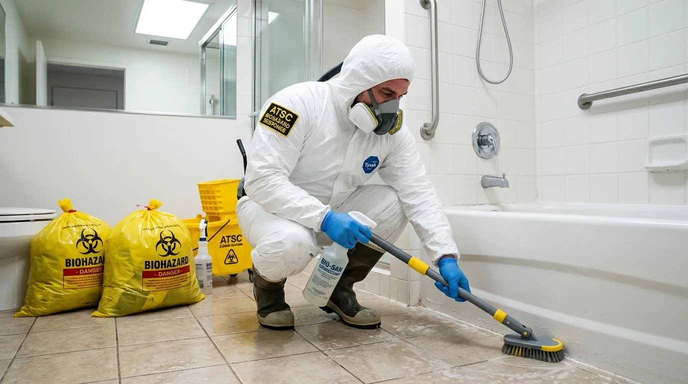 Decontamination equipment deployed for Blood Cleanup in West Park